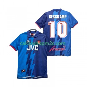Arsenal BERGKAMP 10 1995 Retro Maglia Trasferta 1996 Manica Corta
